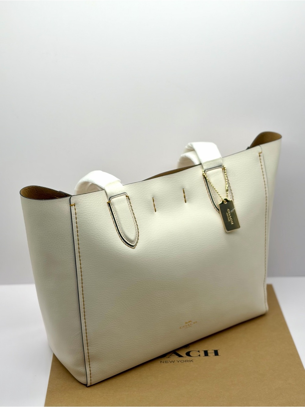 Coach Derby Tote Shoulder Bag - Picture 3 of 15
